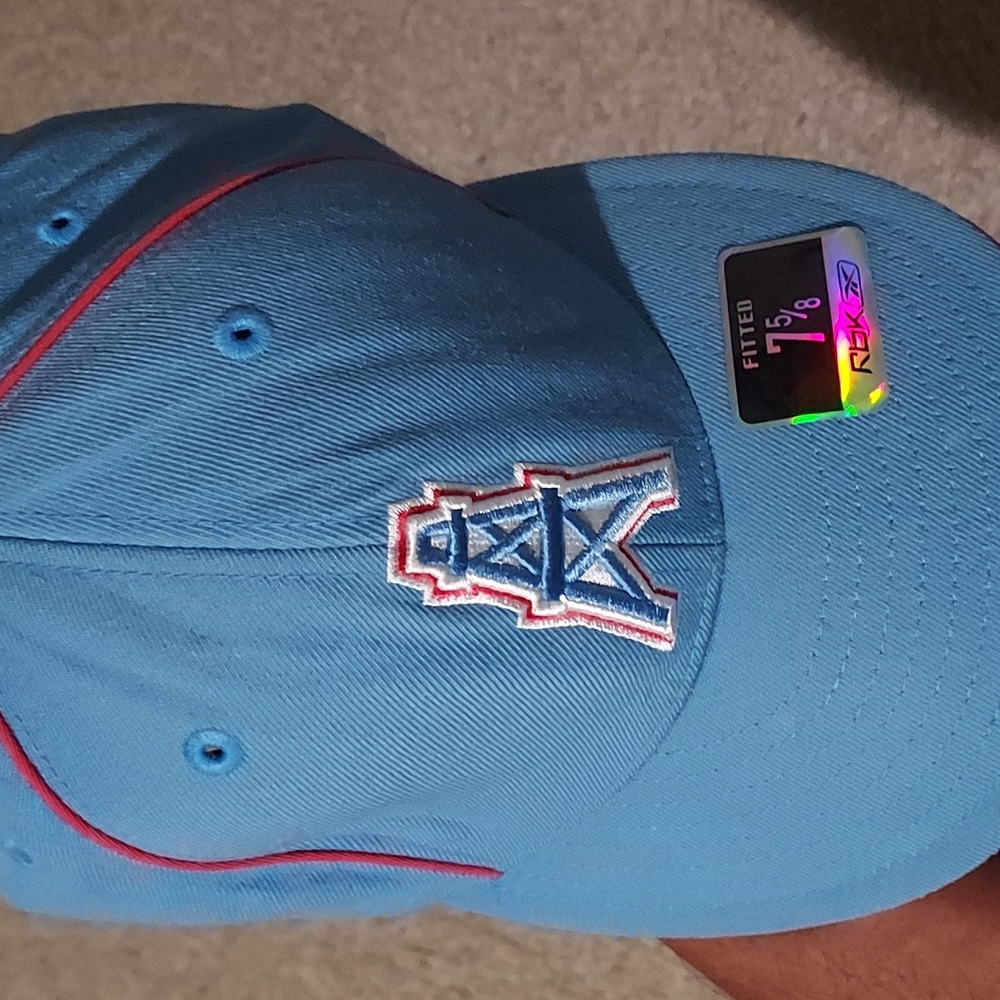 Reebok fitted Houston oilers baseball cap